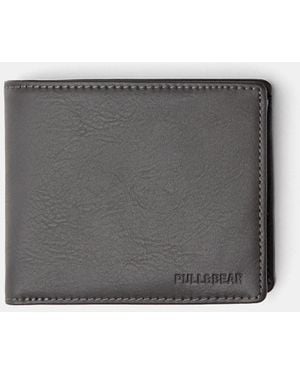 Pull&Bear Plain Wallet - Grey