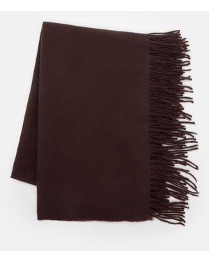 Pull&Bear Fringed Scarf - Brown