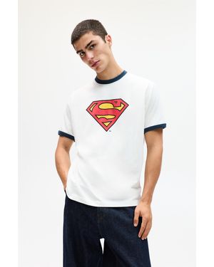 Pull&Bear Superman T-Shirt - White
