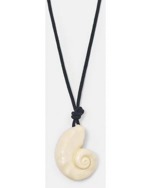 Pull&Bear Resin Seashell Necklace - Multicolour
