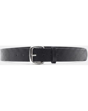 Pull&Bear Square Buckle Belt - Black