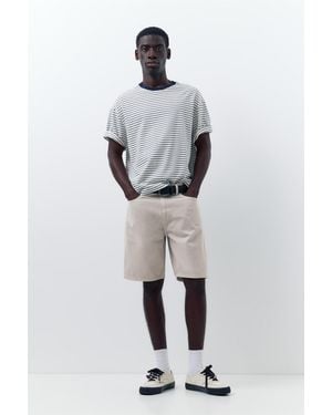 Pull&Bear Standard Denim Bermuda Shorts - Multicolour