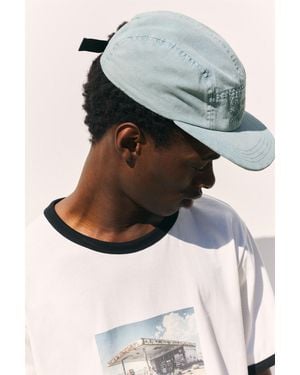 Pull&Bear 5-Panel Embroidered Cap - Grey