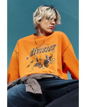 Pull&Bear Stwd Long Sleeve T-Shirt - Orange