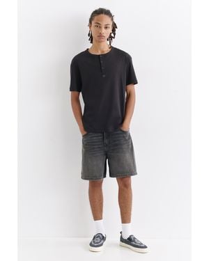Pull&Bear Denim Bermuda Shorts - Blue