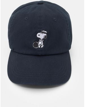 Pull&Bear Snoopy Cap - Blue