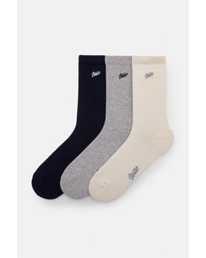 Pull&Bear Pack Of 3 Pairs Of Stwd Socks - Multicolour