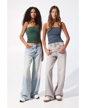 Pull&Bear Pack Of 2 Strapless Tops - White