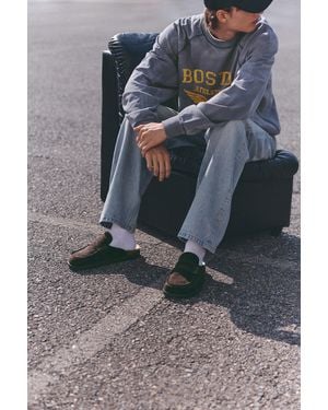 Pull&Bear Loafer-Style Clogs - Black