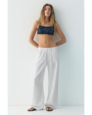 Pull&Bear Jogger Jeans - White