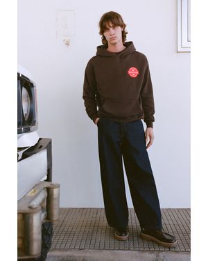 Pull&Bear Toyota Hoodie - Brown
