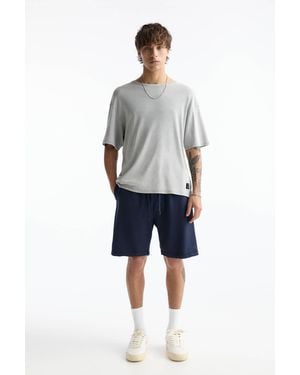 Pull&Bear Bermuda Jogging Shorts - Blue