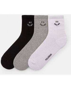 Pull&Bear Good Vibes Socks - Multicolour