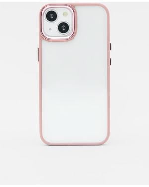 Pull&Bear Iphone Case With Contrast Border - Grey