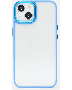 Pull&Bear Iphone Case With Contrast Border - Blue