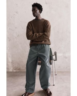 Pull&Bear Baggy Corduroy Joggers - Multicolour