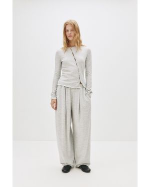 Pull&Bear Soft Touch Barrel Trousers - Multicolour