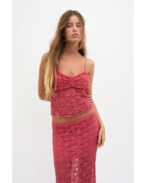 Pull&Bear Gathered Lace Camisole