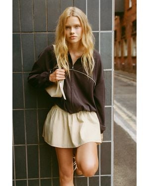 Pull&Bear Minirock Aus Funktionsstoff Mit Stopper - Mehrfarbig