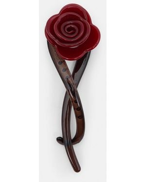 Pull&Bear Floral Hair Clip - Red