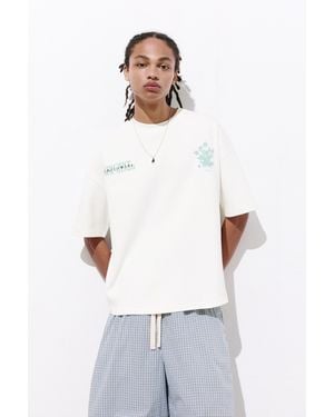 Pull&Bear Short Sleeve Van Gogh T-Shirt - White