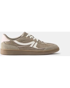 Pull&Bear Retro Trainers - Brown