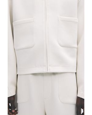 Pull&Bear High Neck Jacket Karoline Vitto - Natural