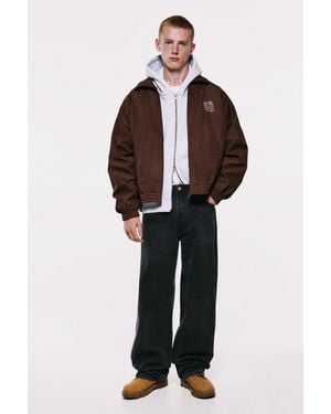 Pull&Bear Relaxed-Fit-Jeans Mit Jacquard - Mehrfarbig