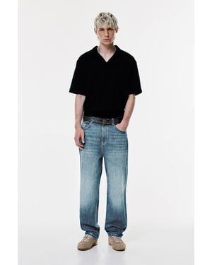 Pull&Bear Baggy Jeans - Blue