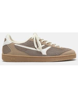 Pull&Bear Retro Textured Trainers - Brown