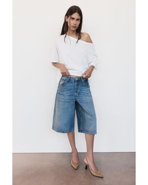 Pull&Bear Schuhe Mit Offenem Absatz - Weiß