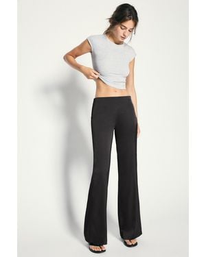 Pull&Bear Gerade Hose - Weiß