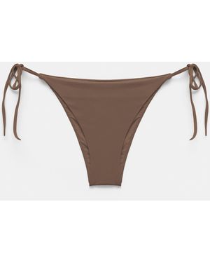Pull&Bear Bikini Bottoms - White
