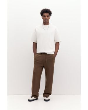 Pull&Bear Basic Baggy Tracksuit Bottoms - Brown
