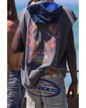Pull&Bear Pleasures X Stwd Tank Top - Blue