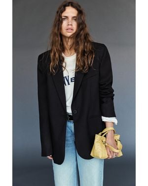 Pull&Bear Oversize Blazer - Grey
