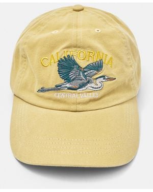 Pull&Bear California Cap Mit Stickerei - Gelb