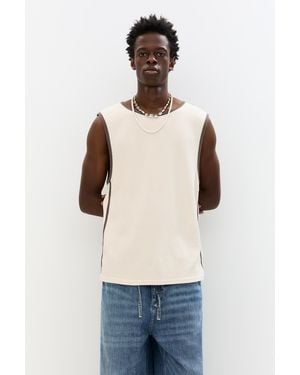 Pull&Bear Ärmelloses Shirt - Blau
