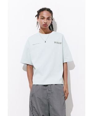 Pull&Bear Short Sleeve Hokusai T-Shirt - White