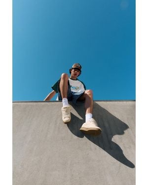 Pull&Bear Skate-Sneaker Mit Stwd-Nähten - Weiß
