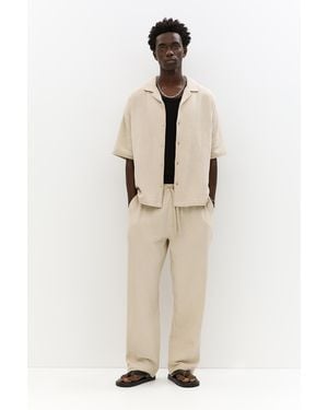 Pull&Bear Rustic Joggers - Natural