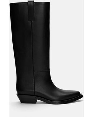 Pull&Bear Knee-High Boots - Black