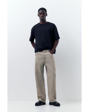 Pull&Bear Regular Straight-Leg Jeans - Blue