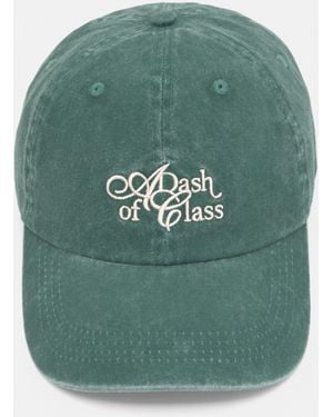 Pull&Bear Dash Of Class Cap - Green