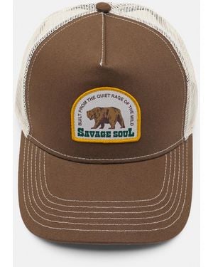 Pull&Bear Savage Soul Cap - Braun