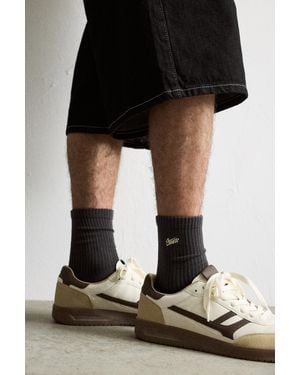 Pull&Bear Pack Of 3 Pairs Of Stwd Socks - White