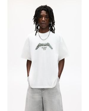 Pull&Bear Metallica T-Shirt - White