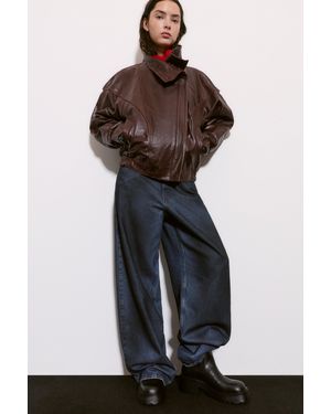 Pull&Bear Gefütterte Chelsea-Stiefeletten - Blau