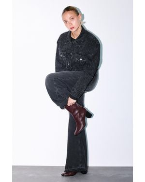 Pull&Bear Absatzstiefeletten - Blau