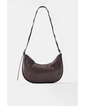 Pull&Bear Studded Crossbody Bag - White